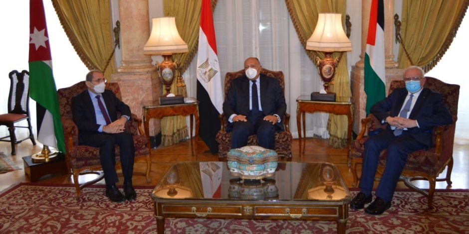 «إطلاق تحرك فاعل لاستئناف مفاوضات جادة».. تفاصيل بيان القاهرة لوزراء خارجية مصر والأردن وفلسطين