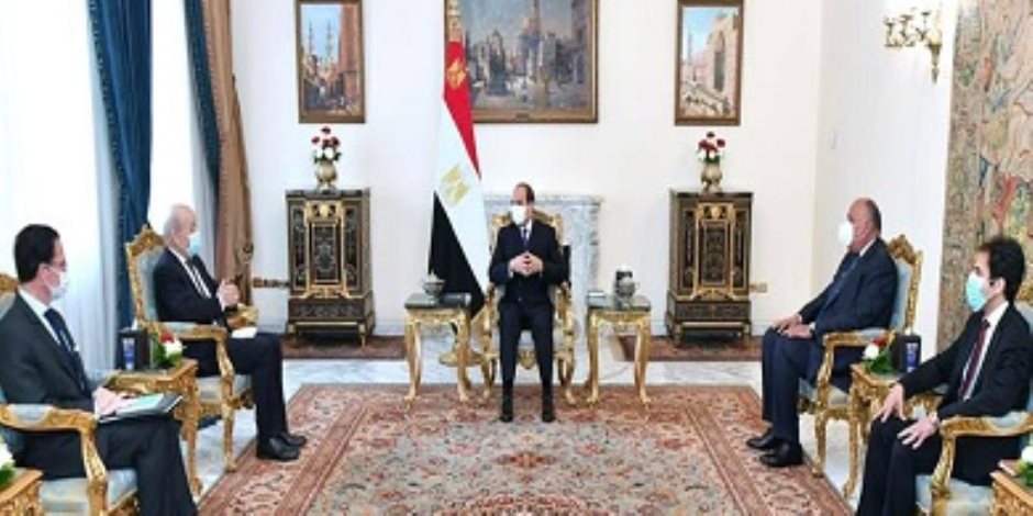 نقل الخبرات والتكنولوجيا الفرنسية لمصر.. تفاصيل لقاء الرئيس السيسي بوزير خارجية فرنسا