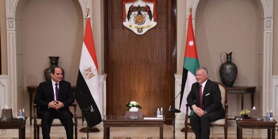قمة مصرية أردنية في قصر بسمان.. الرئيس السيسي يلتقي الملك عبدالله الثاني