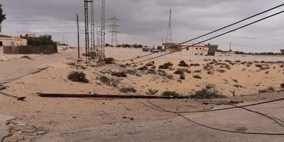 عواصف وأمطار غزيرة تضرب شمال سيناء.. والمحافظة طوارئ (صور)