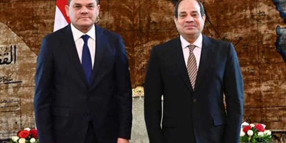 هنا القاهرة.. رئيس الحكومة الليبية: «متفائل بعلاقات قوية مع مصر»