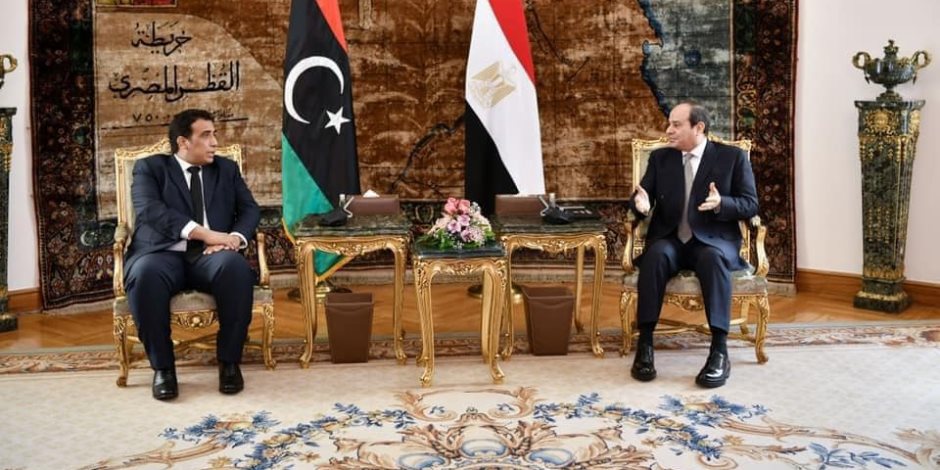 السيسي: شرفت اليوم باستقبال رئيس المجلس الرئاسي الليبي (صور)