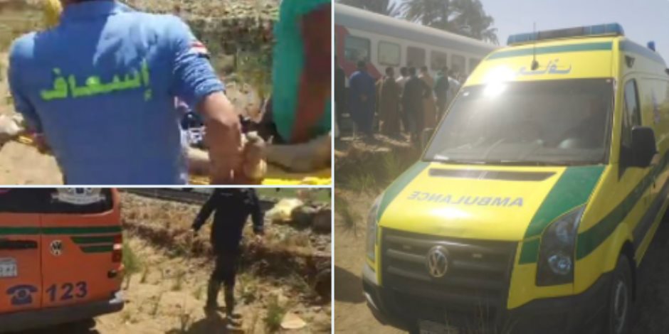وزيرة الصحة: أول سيارة إسعاف وصلت إلى حادث قطاري سوهاج بعد 5 دقائق