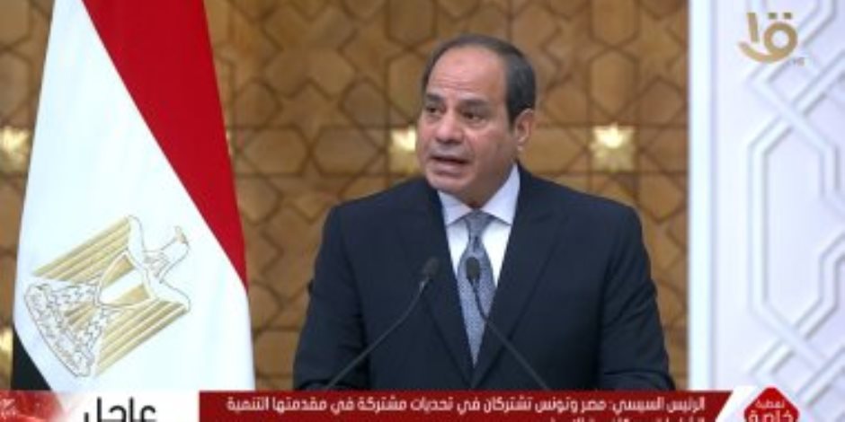 الرئيس السيسي: الأمن المائي المصري جزء من الأمن القومي العربي