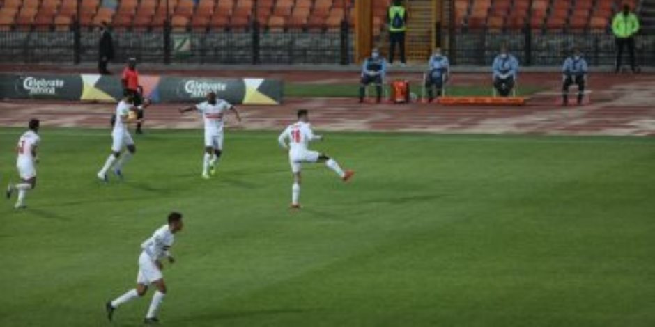 محمود علاء يضيف الهدف الثالث للزمالك أمام حرس الحدود فى كأس مصر