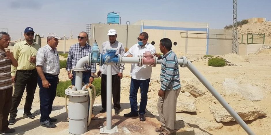 الإثنين المقبل.. افتتاح محطة مياه شرب في وسط سيناء بطاقة إنتاجية 500 م3 يوميا (صور)