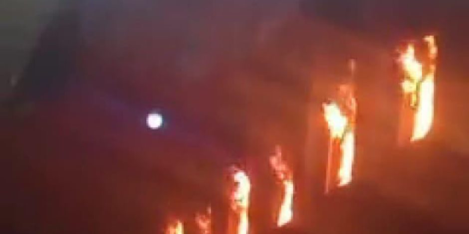 مصدر أمني: خلل في التوصيلات الكهربائية وراء حريق كنيسة ماري مينا بالجيزة 