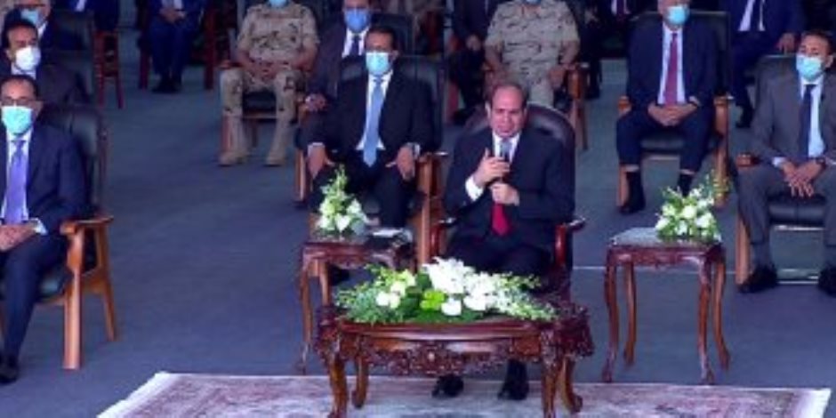  الرئيس السيسى: "حقوقنا المائية مش ممكن حد يتجاوزها.. وقلق المصريين مشروع" 