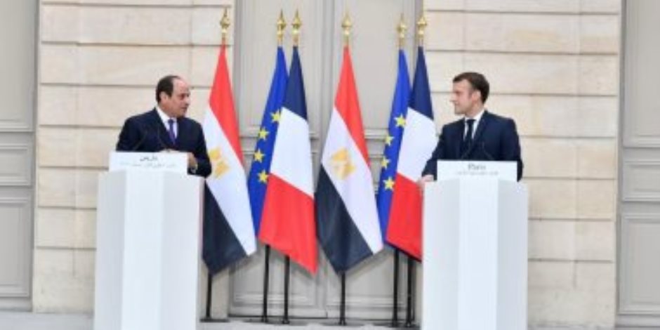 الرئيس السيسي في فرنسا.. دعم السودان وتأكيد على حقوق مصر المائية وضرورة حل أزمات المنطقة 