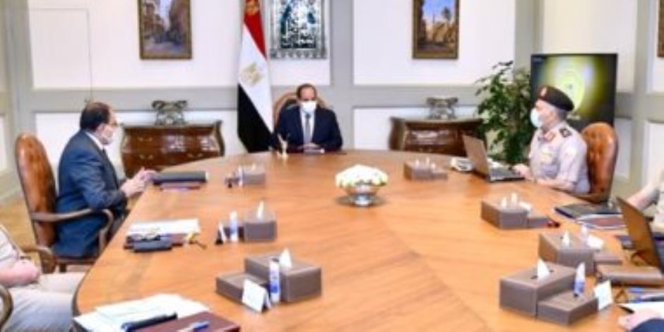 الرئيس السيسى يوجه بالاستغلال الأمثل لأعمال امتداد مسارات المياه من فروع النيل لمشروع "دلتا مصر"