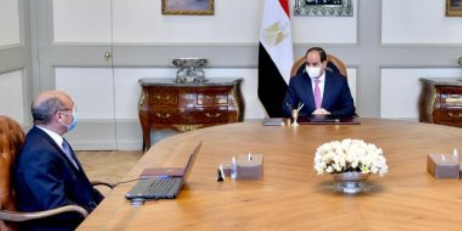 الرئيس السيسى يبحث مع وزير العدل جهود تطوير منظومة التقاضى بالجمهورية