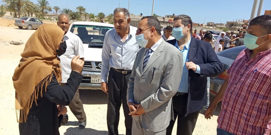 محافظ شمال سيناء: إنهاء إنشاء 84 عمارة بمدينة رفح الجديدة بإجمالي 1344 شقة.. وتسليم المرحلة قريبا (صور)