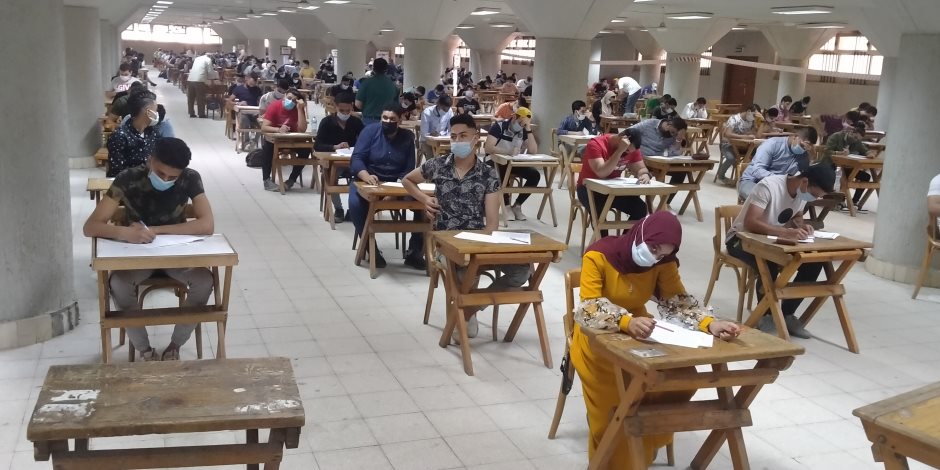 جامعة حلوان تواصل امتحانات نهاية العام وسط إجراءات احترازية مشددة