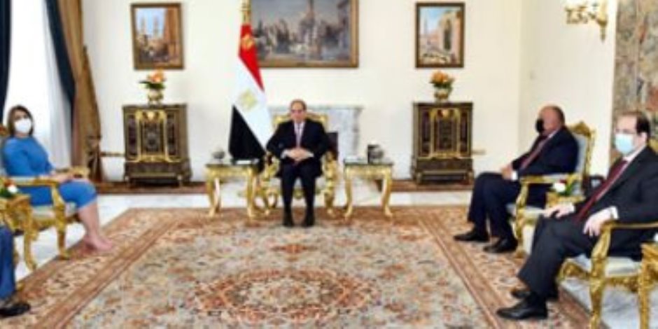 الرئيس السيسي يستقبل وزيرة خارجية ليبيا ويؤكد دعم المجلس الرئاسى والحكومة.. فيديو