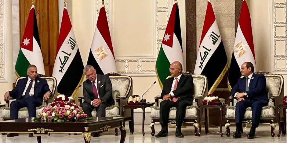 الرئيس السيسي يشارك في اجتماع رباعي في بغداد مع رئيس ورئيس وزراء العراق والعاهل الأردني 
