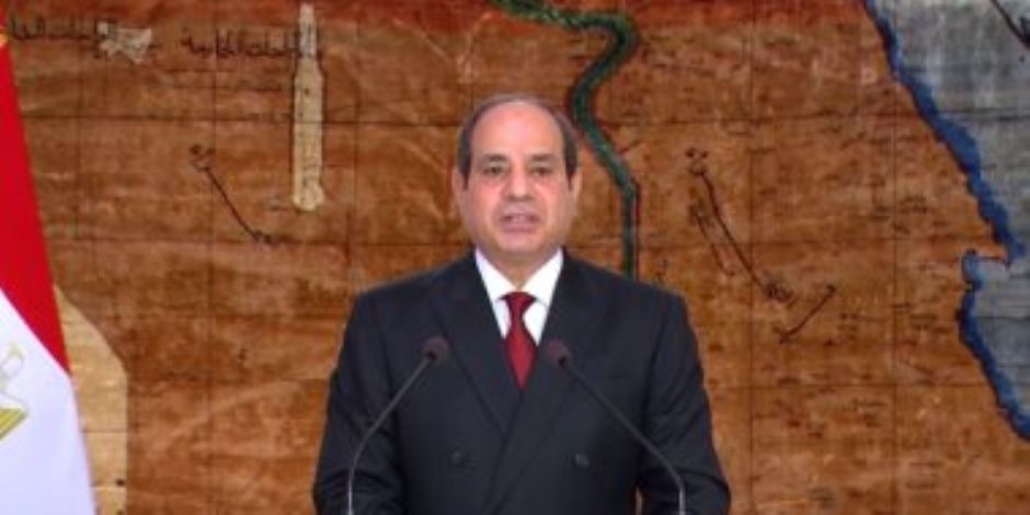 الرئيس السيسى: نسابق الزمن من أجل تحقيق تطلعات الشعب المصرى