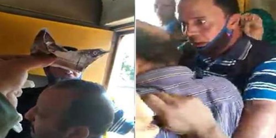 شهامة سيدة قطار جديدة.. كمسري يصفع مواطنا أمام ابنته و50 جنيها سبب الأزمة (فيديو)