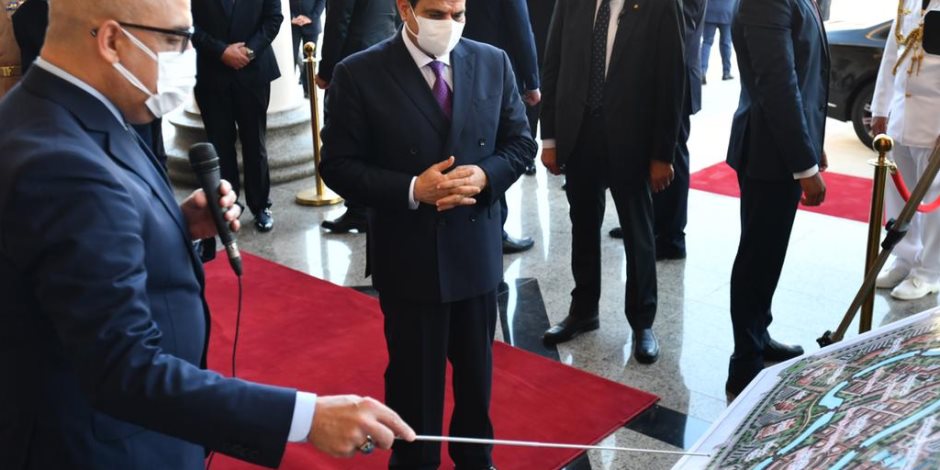 الرئيس السيسي يتابع الموقف التنفيذى لمدينة الفنون فى "العلمين الجديدة" (صور)