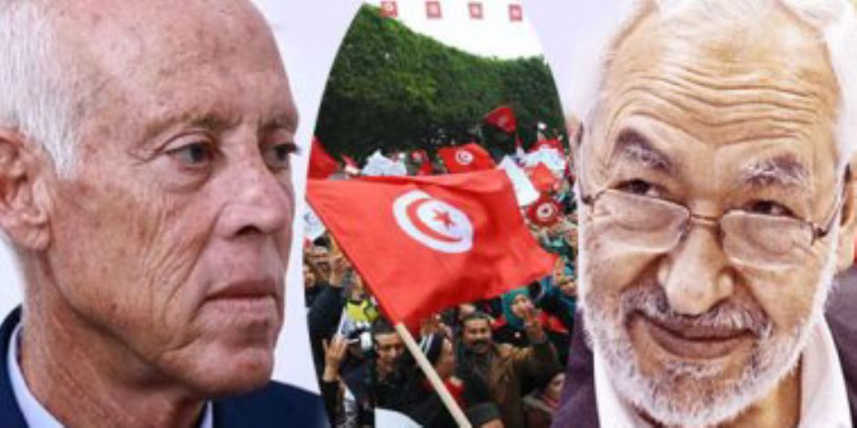 بعد قرارته بتجميد برلمان الإخوان.. دعم شعبى وسياسى للرئيس التونسى قيس سعيد 