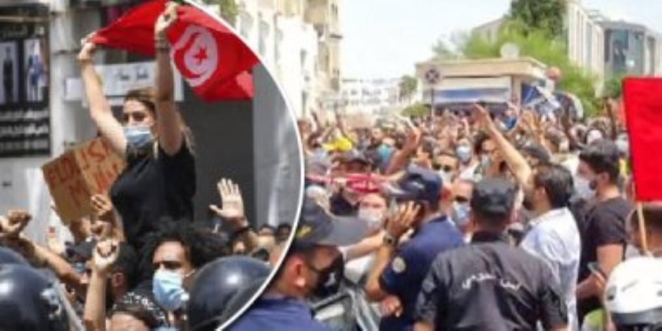 بعد الإطاحة بإخوان تونس.. "الإرهابية" تتجه للعنف وتحاول اقتحام البرلمان