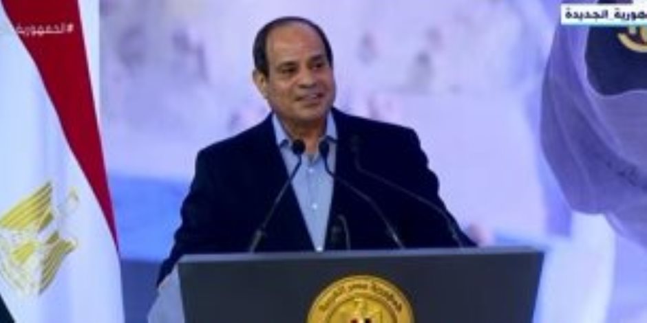 الرئيس السيسى: المرأة المصرية كانت حاضرة بتضحياتها وسندا للدولة