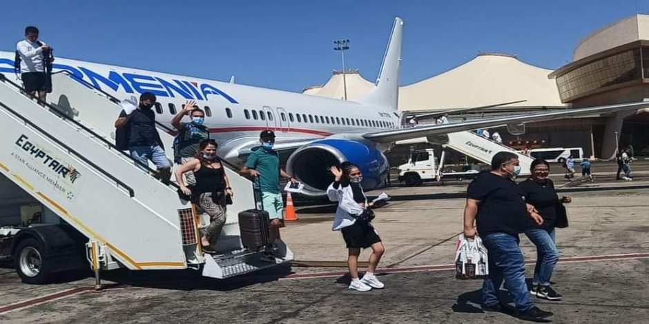 مطار شرم الشيخ يستقبل أول رحلة من أرمينيا