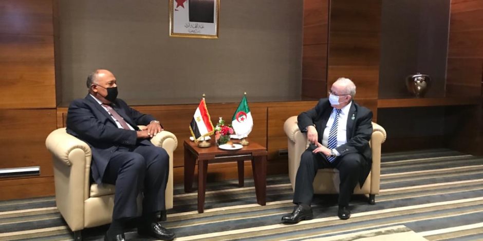 وزير الخارجية يبحث مع نظيره الجزائري التنسيق حيال القضايا الإقليمية المتلاحقة