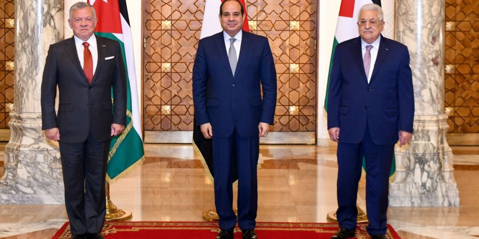 الهدف إحياء عملية السلام.. تفاصيل القمة المصرية الفلسطينية الأردنية في "الاتحادية"
