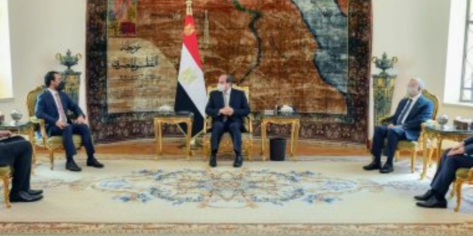 الرئيس السيسى يؤكد رفض مصر كافة التدخلات الخارجية فى شئون العراق