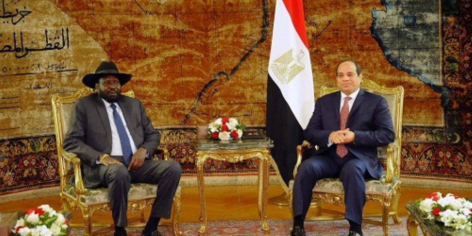 الرئيس السيسى يؤكد استمرار دعم ومؤازرة مصر لجنوب السودان في الفترة الراهنة