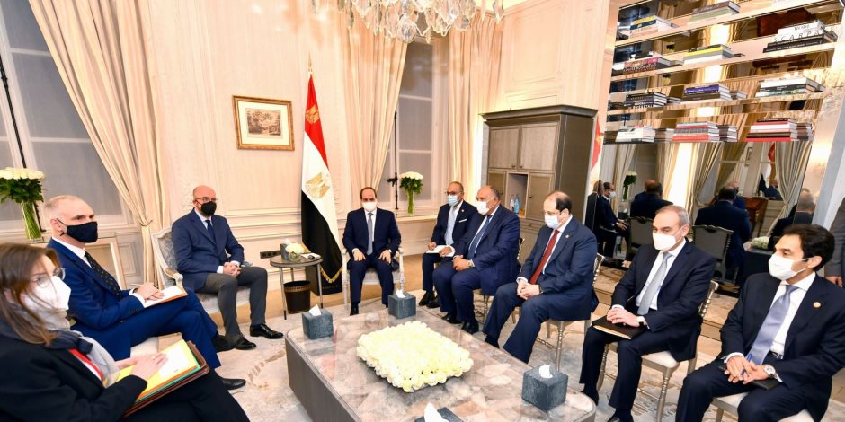 رئيس المجلس الأوروبي:  مصر نموذجاً ناجحاً في المنطقة تحت قيادة حاسمة وحكيمة من الرئيس السيسى