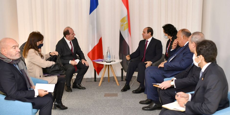 الرئيس السيسى يبحث مع "كاستكس" زيادة الاستثمارات وعمل الشركات الفرنسية في مصر