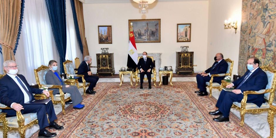 خلال لقاء مع وزير خارجية إسرائيل.. الرئيس السيسى: نواصل الجهود لتحقيق السلام بالشرق الأوسط 