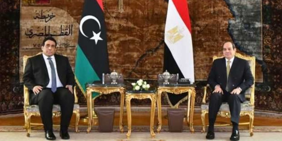 الرئيس السيسى يستقبل "المنفى" ويؤكد دعم مصر الكامل لتحقيق المصلحة العليا لليبيا