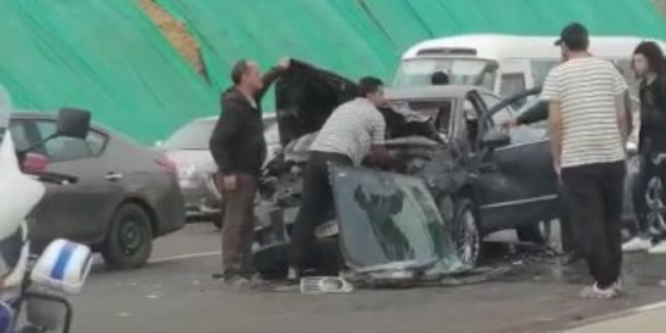 ارتفاع ضحايا حادث تصادم سيارتين بالمنشاه فى سوهاج لحالتى وفاه و8 مصابين