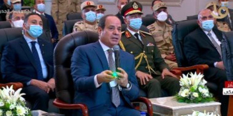 الرئيس السيسي: ننفذ مشروعات زراعية ضخمة في سيناء مثل السد العالي