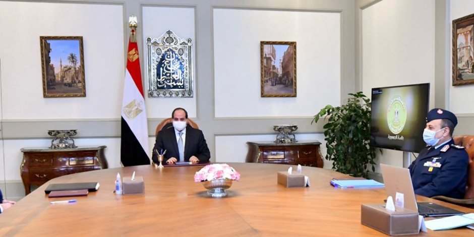 الرئيس السيسي يبحث تطورات الموقف التنفيذي للمشروع القومي للإنتاج الزراعي «مستقبل مصر» الرئيس السيسي يبحث تطورات الموقف التنفيذي للمشروع القومي للإنتاج الزراعي «مستقبل مصر»