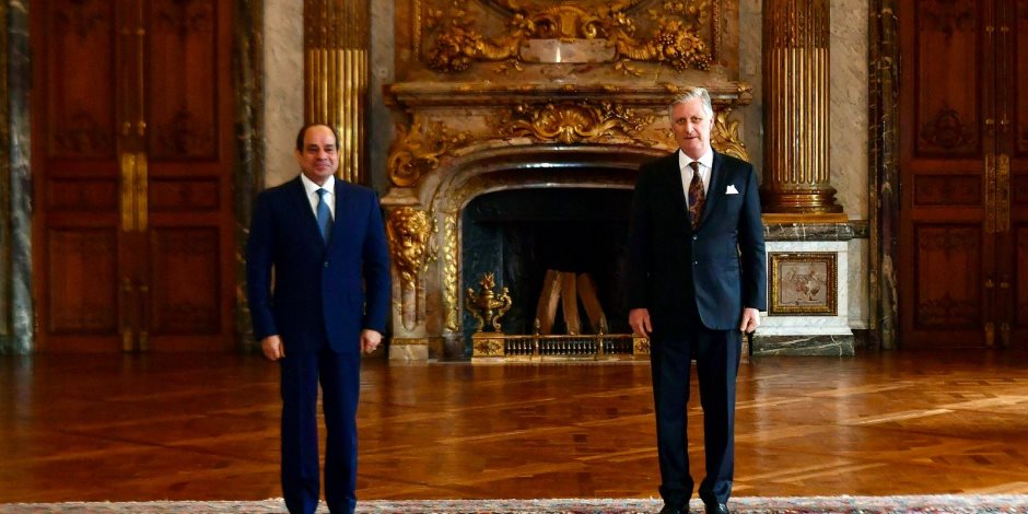 ملك بلجيكا يشيد بدور مصر فى تحقيق التعايش بين الأديان ودعم الحلول السلمية