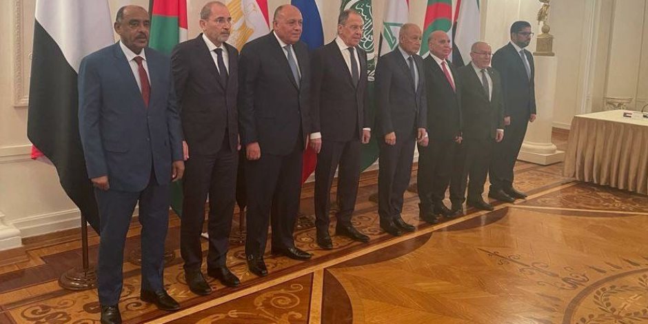 وزراء خارجية مجموعة الاتصال العربية يبحثون مع لافروف الأزمة في أوكرانيا