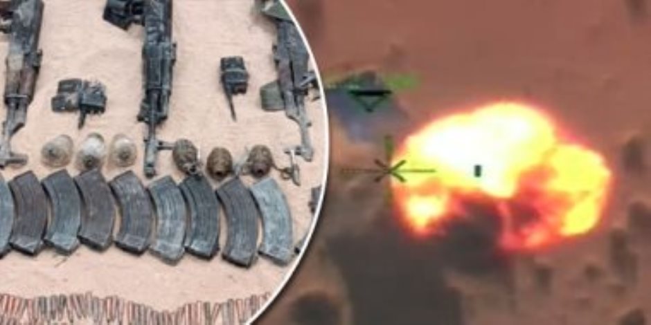 القوات المسلحة تقضى على 23 تكفيريا فى شمال سيناء.. فيديو