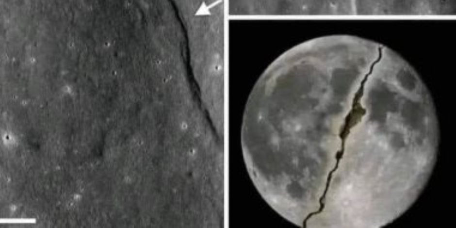 رئيس البحوث الفلكية عن الصور المتداولة عن انشقاق القمر :  خبر غير صحيح وغريب جدا 