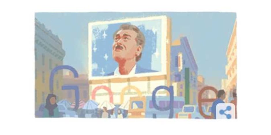 جوجل يحتفي بذكرى ميلاد الفنان محمود عبد العزيز بتغيير شعاره ونجله يطلب الدعاء(فيديو)
