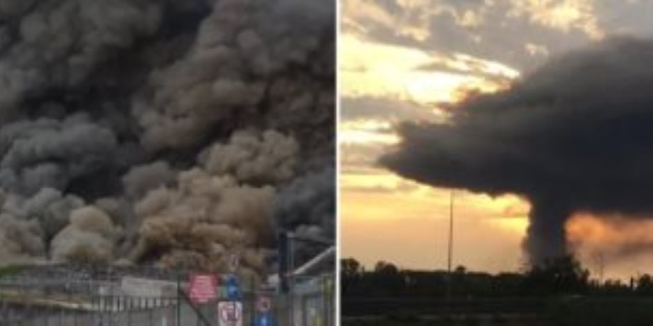  إيطاليا تغلق المدارس غرب روما بعد اشتعال حريق هائل فى مكب نفايات
