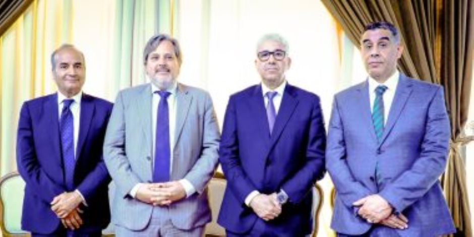 رئيس الحكومة الليبية يشدد على ضرورة دعم المسار الدستورى فى القاهرة رئيس الحكومة الليبية يشدد على ضرورة دعم المسار الدستورى فى القاهرة