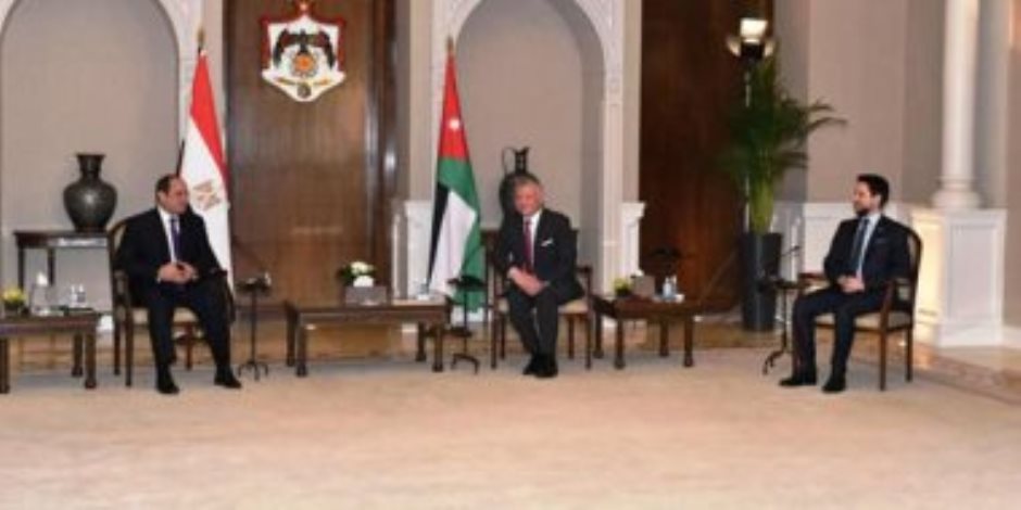 الرئيس السيسي يستقبل العاهل الأردنى الملك عبد الله الثانى بمدينة شرم الشيخ