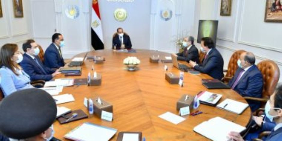 الرئيس السيسى يتابع الموقف التنفيذي لمشروعات مبادرة حياة كريمة