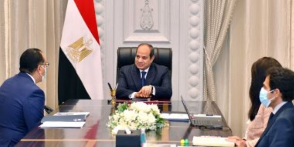 الرئيس السيسى يستعرض جهود وزارة التعاون الدولي في حشد التمويلات الإنمائية المرتبطة بتغير المناخ.. ويوجه بتوفير الدعم للبرامج الوطنية الخاصة بالعمل المناخى