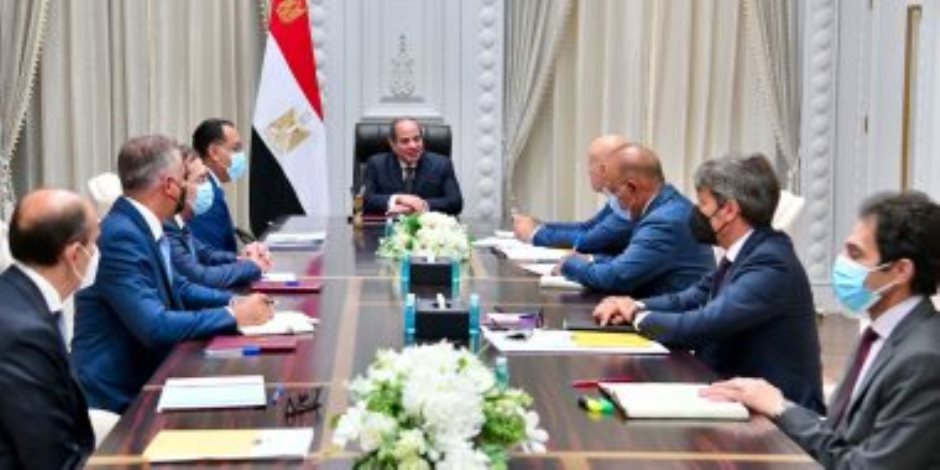 الرئيس السيسي يستعرض مع الرئيس التنفيذي لـ«إيني الإيطالية» نشاط الشركة الحالى والمستقبلي فى مصر 