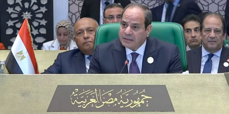 ننشر نص كلمة الرئيس السيسي في القمة العربية 31 بالجزائر