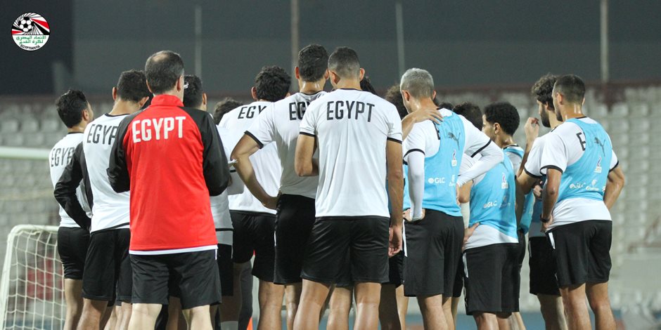 المنتخب المصري يواصل تدريباته بالكويت استعدادا لودية بلجيكا 